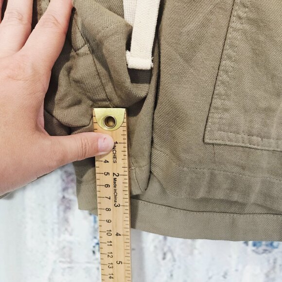 NWT Monrow Romper Size XS 100% Cotton Roll Tab Sleeve - Picture 11 of 12